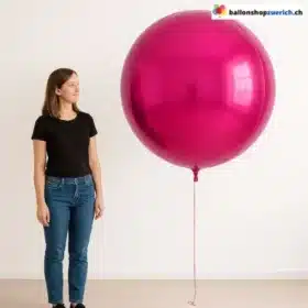 XXXL_Palloncino in foil - Rotondo_154 cm_Rosa